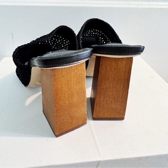 NEW Steve Madden Realize Black Slide Sandal with Block Heel - Picture 7 of 10